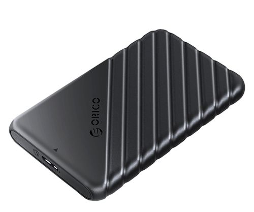 Orico SATA 2,5" HDD/SSD USB3.0 Micro-B 5Gb/s - czarna ORICO-25PW1-U3-BK-EP-HU