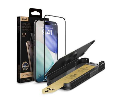Szkło hartowane ESR UltraFit Armorite Pro Tempered Glass do Apple iPhone 16 Pro/17 Czarny