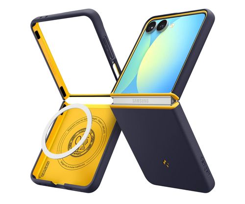 Etui SPIGEN Nano Pop Mag MagSafe do Samsung Galaxy Z Flip 7 Granatowy