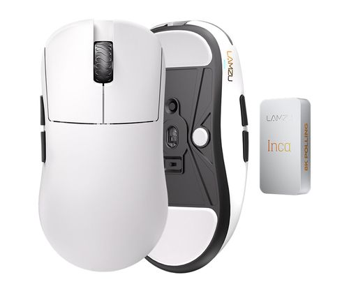Mysz LAMZU Inca Biały