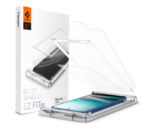 Folia hydrożelowa SPIGEN Elite Shield Ez Fit do Samsung Galaxy S25 Przezroczysty