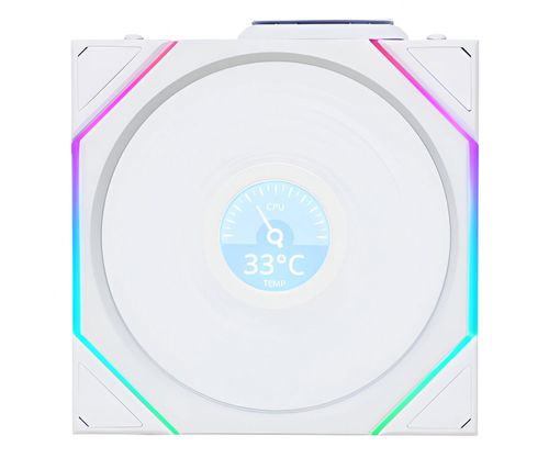 Lian Li Uni Fan TL Wireless LCD 120 Reverse White 120mm