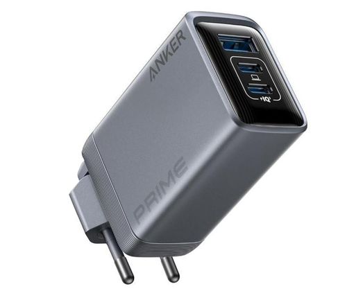 Anker Prime 100W GaN 2xUSB-C 1xUSB Srebrny