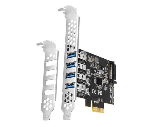 Axagon PCEU-43RS PCIE KONTROLER 4X SUPERSPEED USB