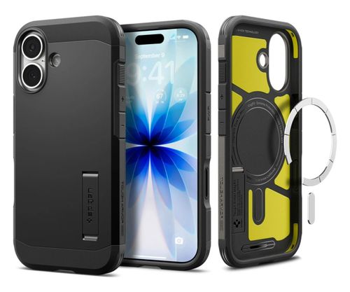 Spigen Tough Armor Mag - etui MagSafe do iPhone 17 czarne