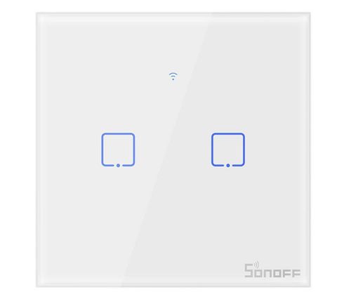 Sonoff Dotykowy Włącznik T1 EU TX (WiFi+RF433 2-kanałowy)