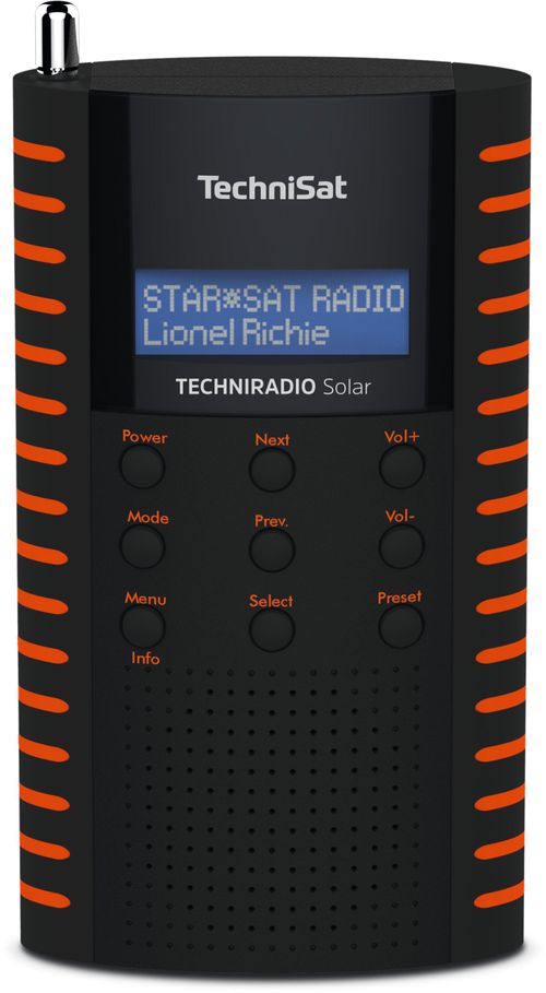 TECHNISAT TECHNIRADIO Solar czarno-pomarańczowe-Zdjęcie-0