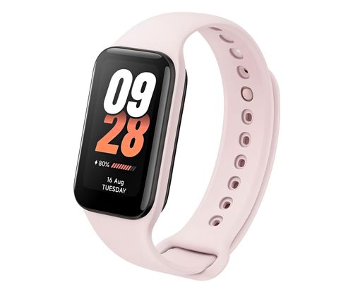 FIXED Silicone Strap do Xiaomi Mi Band 8 Active / 9 Active pink FIXSSTB-1416-PI