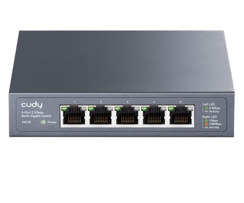 CUDY 5p HS105 (5x10/100/1000/2500Mbit)