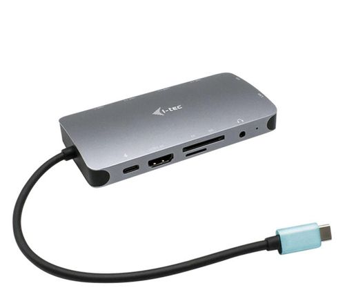 I-TEC USB-C Metal Nano Dock HDMI VGA LAN + zasilacz C31NANOVGA100