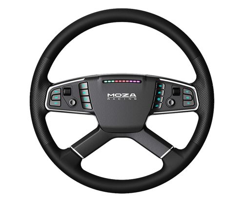 MOZA Racing RS07 do PC Zestaw gamingowy (baza R5 + kierownica ciężarowa TSW + pedały SRP-Lite + zaciski)