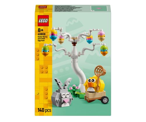 LEGO ICONIC 40808 Poszukiwanie pisanek z zajączkiem i kurczaczkie