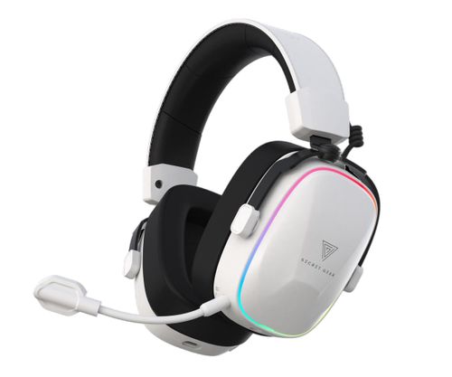 Słuchawki SECRET GEAR SX2 Bezprzewodowe, Nauszne, Dźwięk przestrzenny Biało-czarny