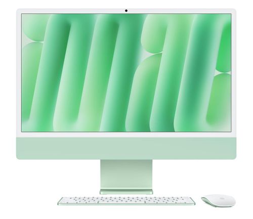 Apple iMac 24 cale: M4 10/10, 16GB, 256GB SSD - Zielony