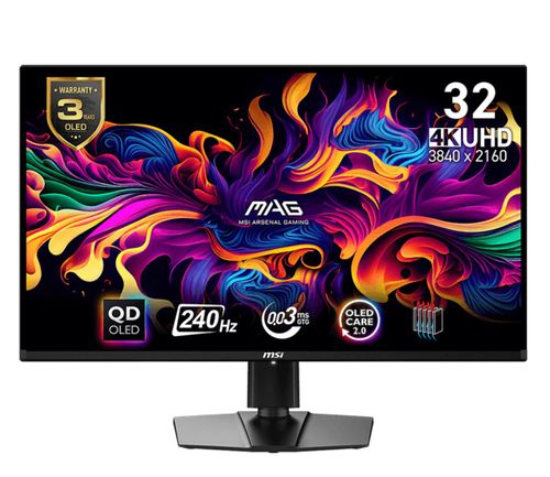 Monitor MSI MAG 321UPX 31.5" QD-OLED 3840x2160px 240Hz 0.03 ms [GTG]