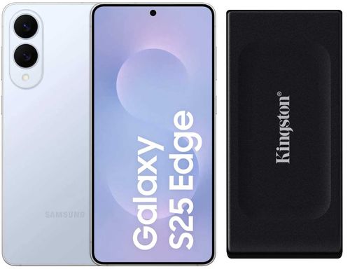 SAMSUNG Galaxy S25 Edge 12/512GB Tytanowy niebieski + Dysk XS1000 1TB SXS1000/1000G