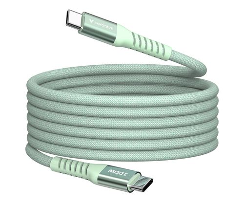 Verbatim Sync & Charge USB C to USB C 100W Magnetic 120 cm - Green