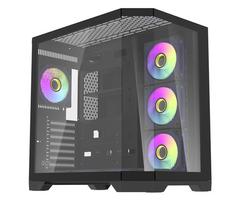 DarkFlash FT418 PRO Black + 7 fans ARGB
