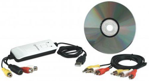 MANHATTAN Grabber Audio/Video Hi-Speed USB 2.0, NTSC/PAL/SECAM 162579