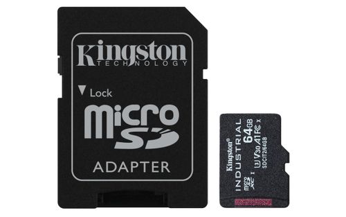 Kingston 64GB microSDHC Industrial C10 A1 pSLC