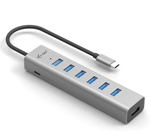 I-TEC USB-C Charging Metal HUB 7 Port C31HUBMETAL703