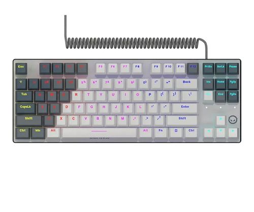 Lorgar Azar 514 TKL RGB Biało-czarny