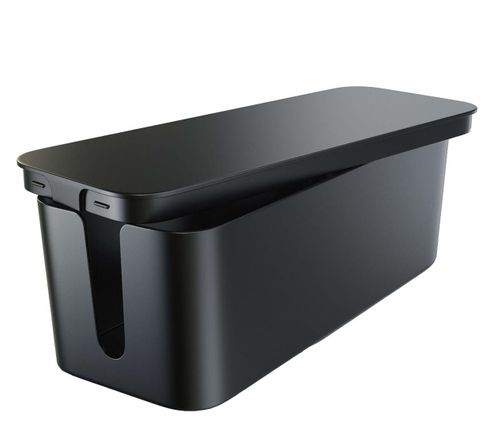 MOZOS Organizer na kable i listwy Czarny KBO-BK