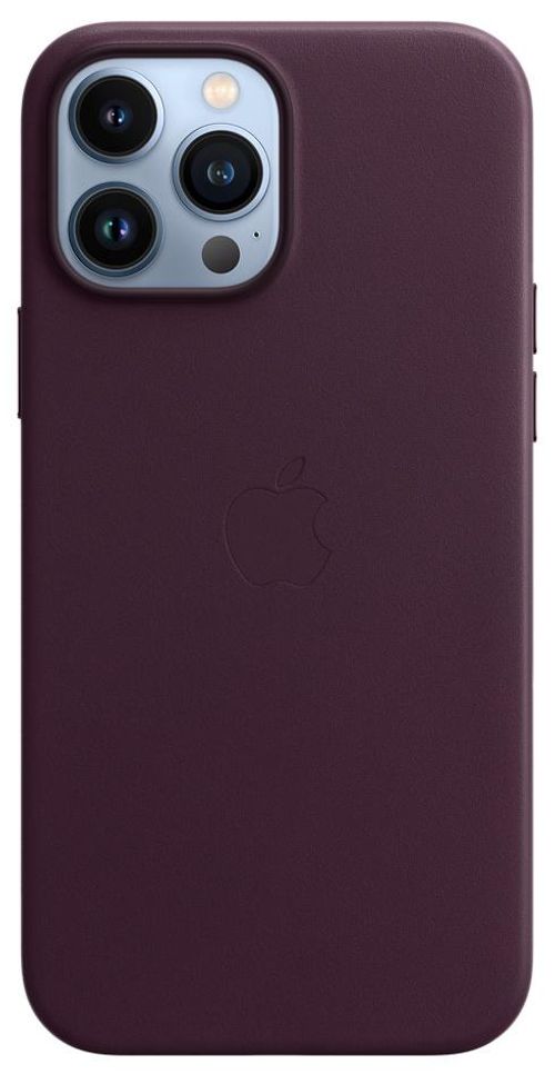 APPLE ETUI do iPhone 13 Pro Max Leather Case with MagSafe - Dark Cherry-Zdjęcie-0