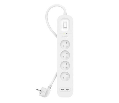 Belkin SRB001CA2M 4 gniazda 2m Biały