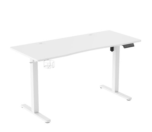 SILVER MONKEY Biurko elektryczne ED-140 white SMM026