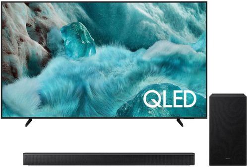 SAMSUNG QE75Q7F 75" QLED 4K, Tizen TV, DVB-T2/HEVC + Soundbar SAMSUNG HW-B650F