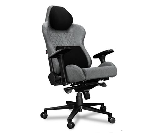 Yumisu 2050 Magnetic Materiał Biurowy do 150kg Tkanina Jasnoszaro-czarny