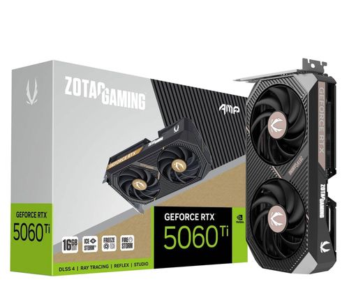 ZOTAC GeForce RTX 5060 Ti AMP 16GB GDDR7 DLSS4
