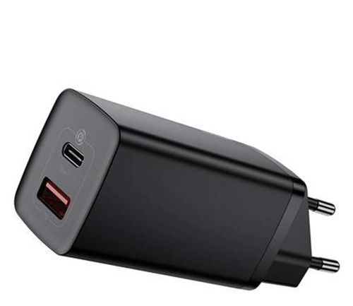 Ładowarka sieciowa BASEUS GaN2 Lite CCGAN2L-B01 A+C 65W Czarny