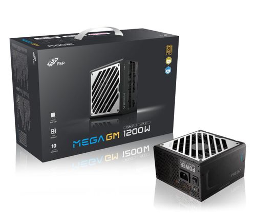 FSP MEGA-1200GM moduł zasilaczy 1200 W ATX Czarny