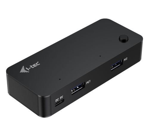 I-TEC USB-C/USB-A Universal KVM HUB + USB-C PowerIn 15W max CAKVMHUB2A2C