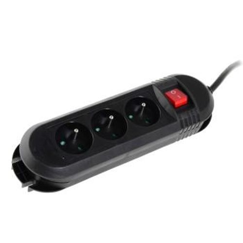 Hama 44121928 3 gniazda 3m Czarny