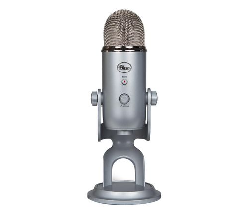 Mikrofon BLUE Yeti Dwukierunkowy / Wielokierunkowy / Kardioidalny / Stereo Srebrny