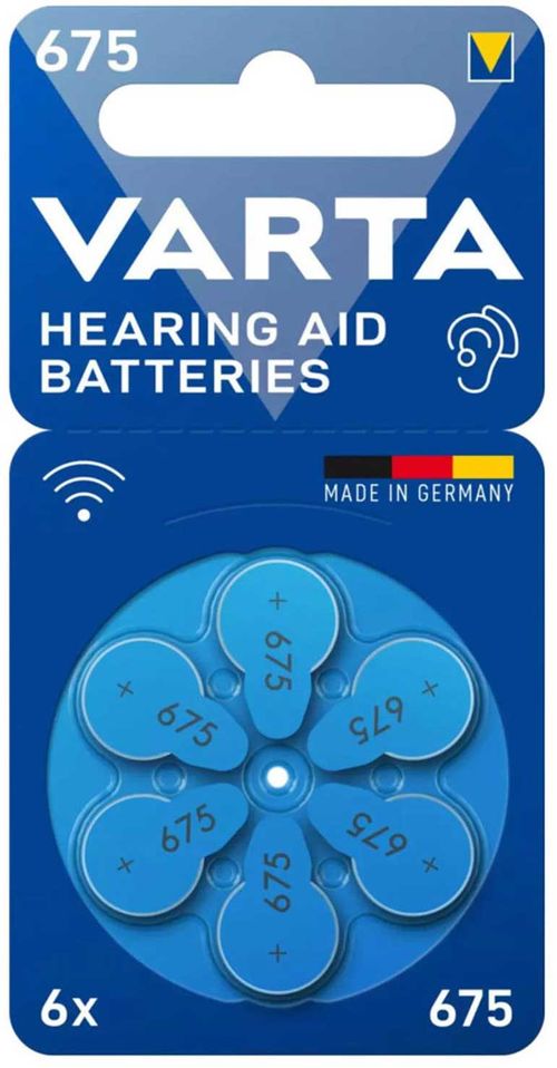 Varta Bateria do aparatu słuchowego 675 / PR44 (6 szt.)