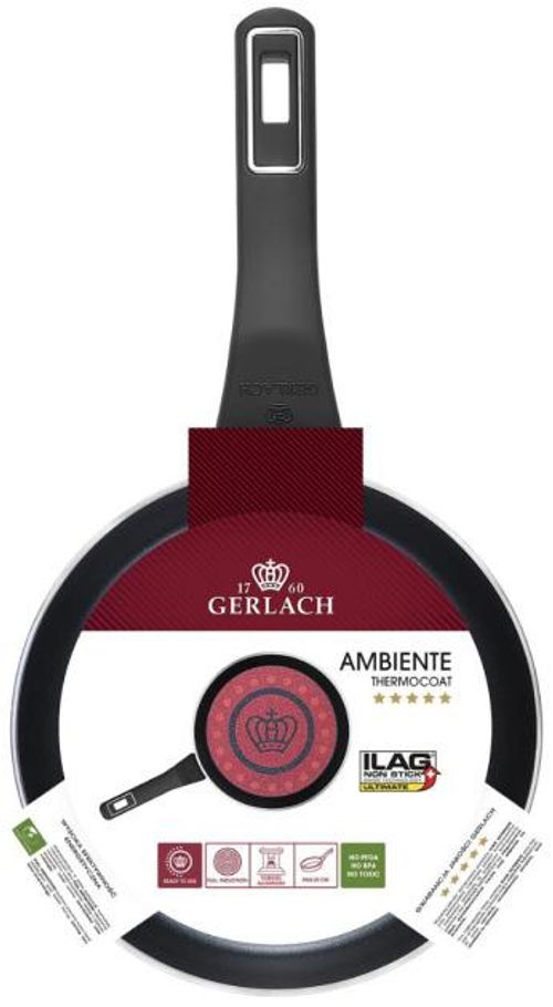 GERLACH Patelnia aluminiowa Ambiente Thermocoat - 20cm