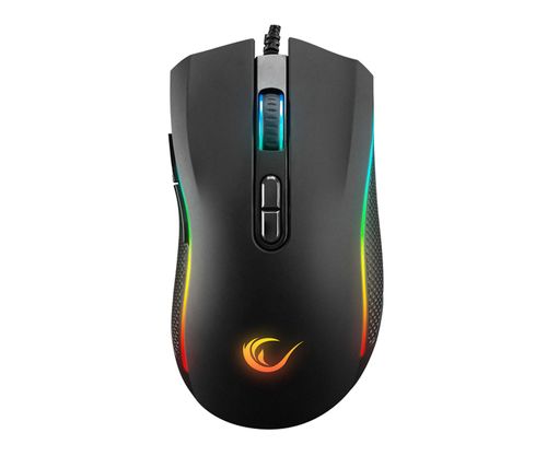 Rampage SMX-R44V2 12800 DPI RGB LED 1kHz HUANO Makro czarna