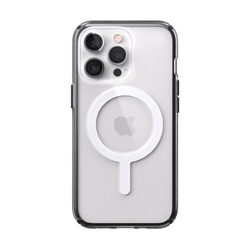 SPECK Etui Presidio Perfect-Clear with Impact Geometry + MagSafe do iPhone 13 Pro z powłoką MICROBAN (Clear/Black)-Zdjęcie-0