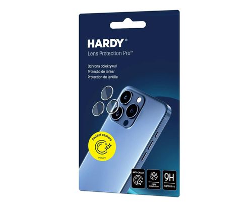 Nakładka na obiektyw 3MK Hardy Lens Protection Pro do Apple iPhone 17 Pro/17 Pro Max Pomarańczowy