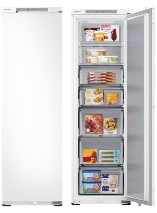 Zamrażarka SAMSUNG AI BRZ22700EWW Funkcja Cool Select+ Metal Cooling Power Freeze