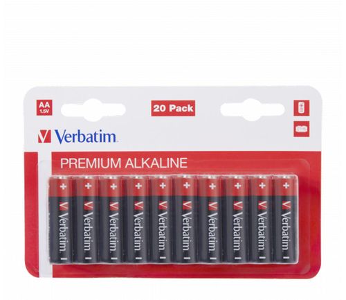 VERBATIM Premium Alkaline LR6 AA (20 szt.) 49877