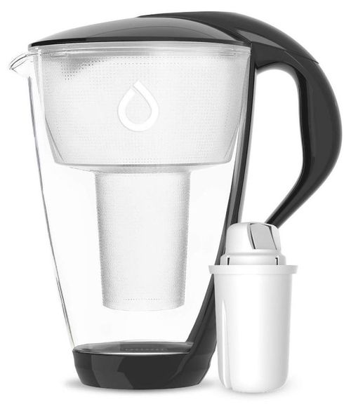 DZBANEK FILTRUJĄCY DAFI SZKLANY LED CLASSIC - CZARNY