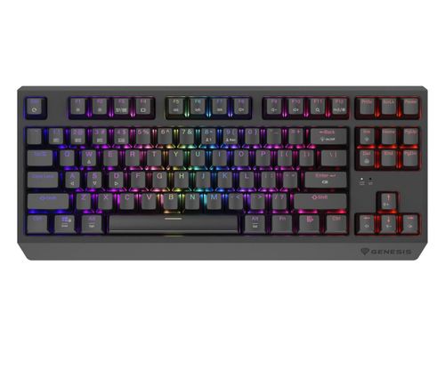 Klawiatura Genesis Thor 230 TKL Wireless czarna RGB Outemu Silent Lemon