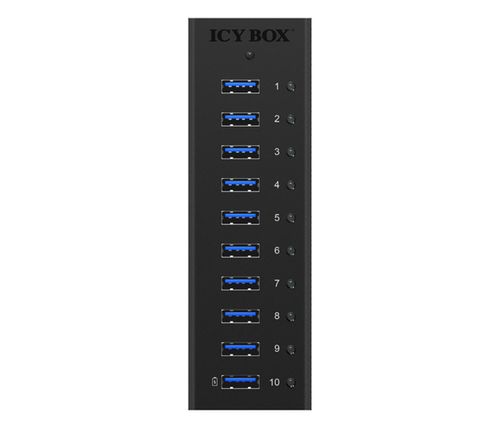 Icy box Adapter USB 10-portowy