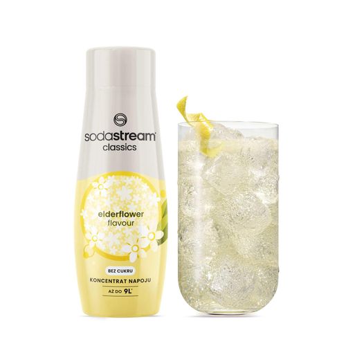 SodaStream ELDERFLOWER ZERO FLAVOR ST 440ML SYRUP PL