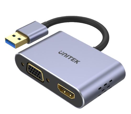 Unitek USB na HDMI i VGA, FullHD